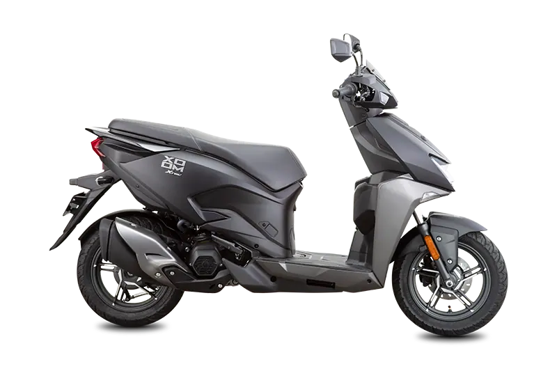 Vista 360 de la motocicleta Hero Xoom 110